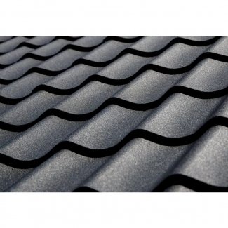 Металлочерепица 7024 МАТ (графит)