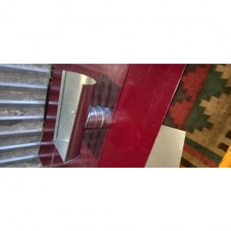 Воронка желоба ф 130*100 мм. оцинкованная