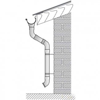 Отвод водосточный универсальный